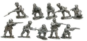 Warfighter: WWII Expansion #17: Russia Metal Soldier Minis