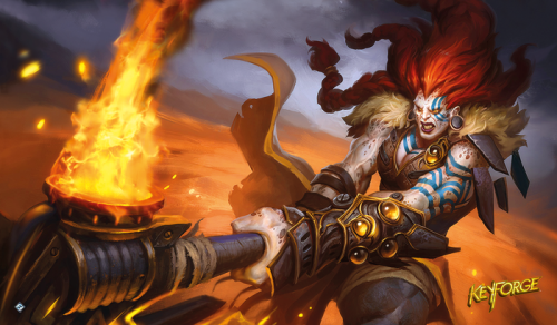 KeyForge Brute Force Playmat