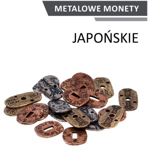 Metalowe monety - Japońskie (zestaw 24 monet)