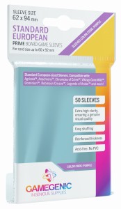 Gamegenic: Prime Standard European-Sized Sleeves (62x94 mm), 50 sztuk