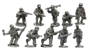 Warfighter: WWII Expansion #16: Germany Metal Soldier Minis