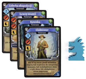 Brzdęk!: zestaw 4 kart promo plus figurka