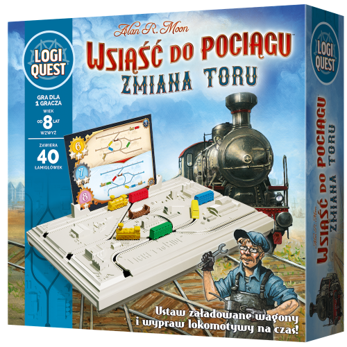 Okładka: Logiquest: Wsiąść do Pociągu - Zmiana toru