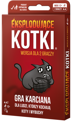 Pudełko: Eksplodujące Kotki: Wersja dla 2 graczy