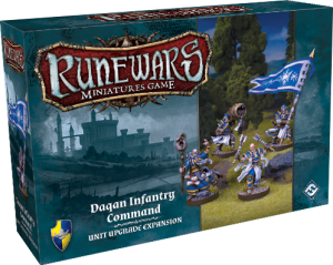 RuneWars: The Miniatures Game - Daqan Infantry Command – Unit Upgrade Expansion