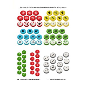 Small Samurai Empires:  Deluxe Token Set