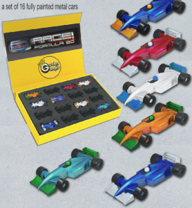 Race! Formula 90: 2nd Edition - Painted metal cars set (16pc)