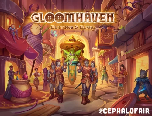 Pudełko: Gloomhaven: Buttons & Bugs
