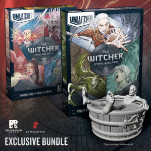 Unmatched: The Witcher: Bundle (1st printing Foil cards promo)