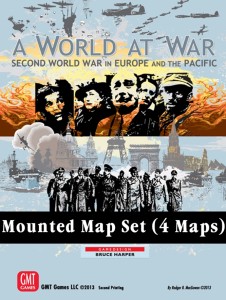 A World at War - Mounted Maps (4pc)