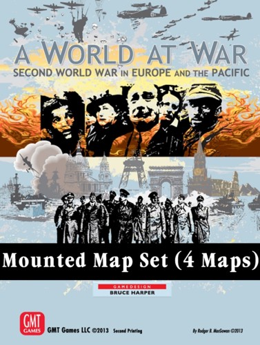 A World at War - Mounted Maps (4pc)