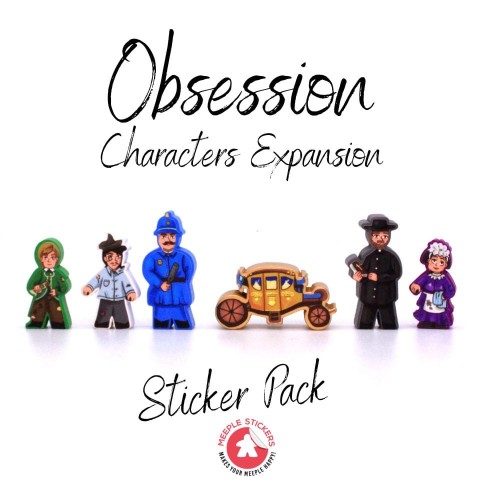 Obsession Maker Obsession: Characters Sticker Set Planszostrefa.pl