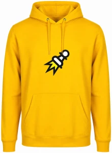 Bluza z kapturem (żółta)