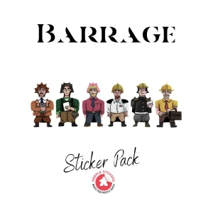 Barrage plus Leeghwater Project Sticker Set