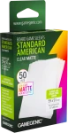 Gamegenic: Board Game Sleeves - Standard American (59x91 mm) - Clear Matte - 50 sztuk