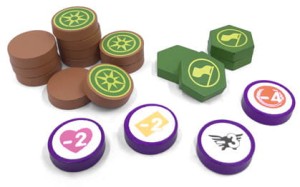 Scythe - Encounter and Expansion Tokens (19 sztuk)