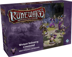RuneWars: The Miniatures Game - Waiqar Infantry Command – Unit Upgrade Expansion