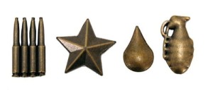 Warfighter: WWII Expansion #13: Metal Tokens Set